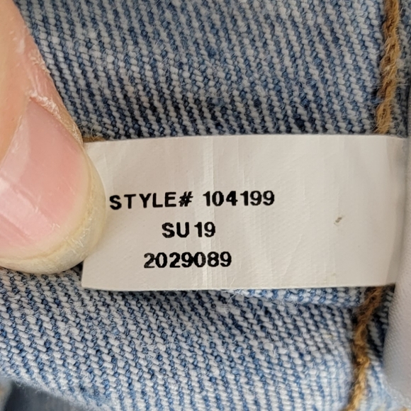 Madewell Retro Flare Jeans in Norwich Light Wash Raw Hem Size 30, 24” inseam 177 - Picture 9 of 9